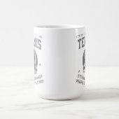 Smart Retro Tennis Sport Kaffeetasse (Mittel)