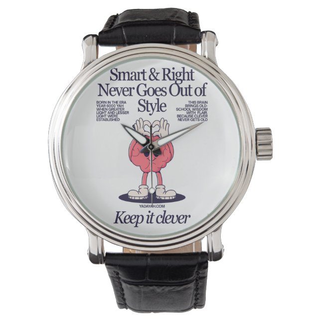 Smart & Right Yada Yahowah Watch Armbanduhr (Vorderseite)