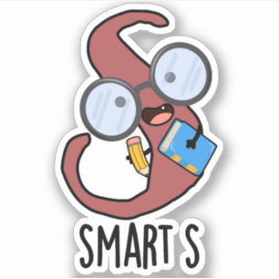 Smart S Funny Alphabet Pub Aufkleber