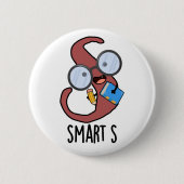 Smart S Funny Alphabet Pub Button (Vorderseite)