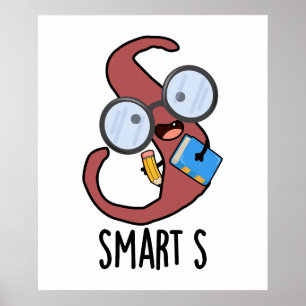Smart S Funny Alphabet Pub Poster