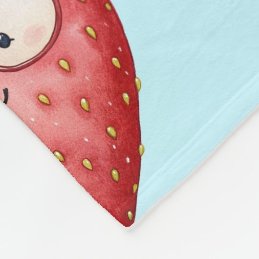Smart Strawberry Fleecedecke (Ecke)