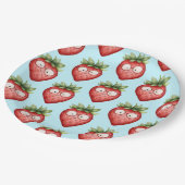 Smart Strawberry Pappteller (Schrägansicht)