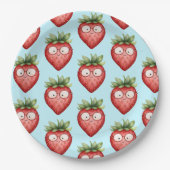 Smart Strawberry Pappteller (Vorderseite)
