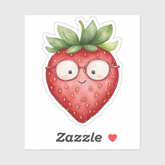 Smart Strawberry Sticker (Blatt)