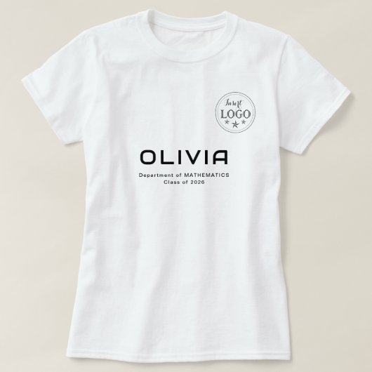 Smart Style Academic Tee with Informative Print (Design vorne)