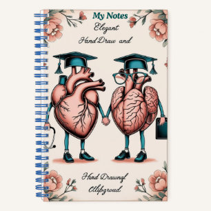Smart & Sweet: Anatomie-Notizbuch Notizblock