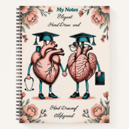 Smart & Sweet: Anatomy Study Notebook Notizblock