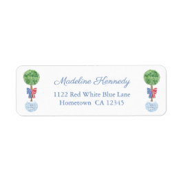 Smart US Flagge Bow Boxwood Rücksendeadresse