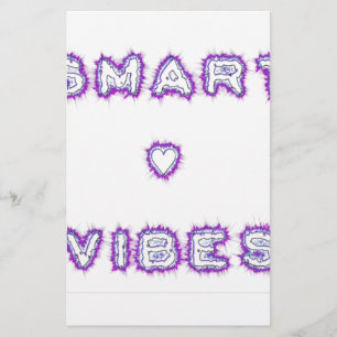 Smart Vibes Zitat Text Art Design