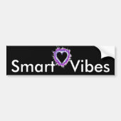 Smart Vibes Zitat Text Art Design Autoaufkleber (Vorne)