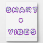 Smart Vibes Zitat Text Art Design Fotoplatte (Vorderseite)