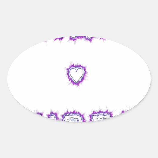 Smart Vibes Zitat Text Art Design Ovaler Aufkleber (Vorderseite)