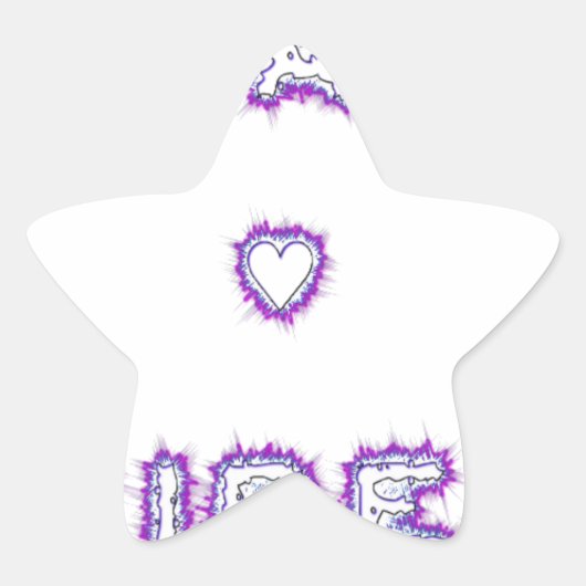 Smart Vibes Zitat Text Art Design Stern-Aufkleber (Vorderseite)