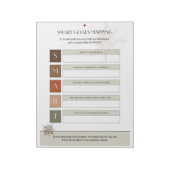 SMART-Zielvorlage für eine effektive Planung Notizblock (Rotiert)