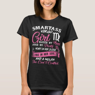 Smartass Virgo Girl Horoskop Astrologie T-Shirt