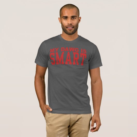 SmartDawg (dunkelgrau) T-Shirt (Vorne ganz)