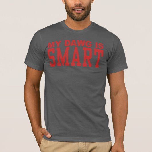 SmartDawg (dunkelgrau) T-Shirt (Vorderseite)