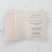 SmartElegance Coral Wedding Einladung (Innenseite)