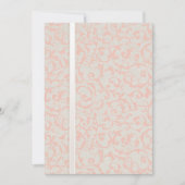 SmartElegance Coral Wedding Einladung (P) (Vorderseite)