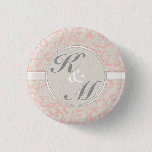 SmartElegance Leinen & Coral Button (Vorderseite)