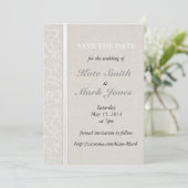 SmartElegance Natural Wedding Collection Save The Date (Stehend Vorderseite)