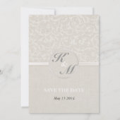 SmartElegance Natural Wedding Collection Save The Date (Rückseite)