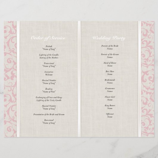 SmartElegance Rosa Wedding Collection (Rückseite)