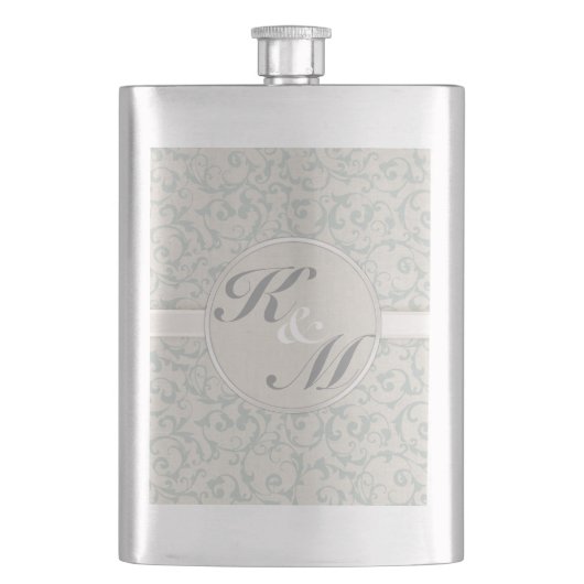 SmartElegance SeaSpray Wedding Collection Flachmann (Vorderseite)
