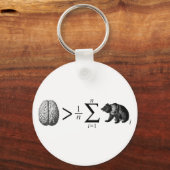 Smarter Than The Average Bear Schlüsselanhänger (Vorderseite)