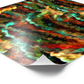 Smarter Wavy Abstrakt Moderne Art 1.5 Fotodruck (Ecke)