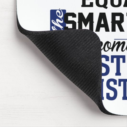 Smartest Men werden zum Systemadministrator Mousepad (Ecke)