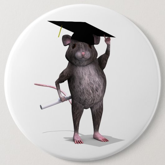 Smartest Rat in der Stadt Button (Vorderseite)