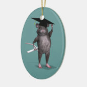 Smartest Rat in der Stadt Keramikornament (Links)