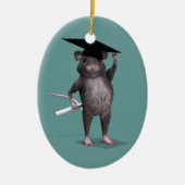 Smartest Rat in der Stadt Keramikornament (Vorne)