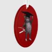 Smartest Rat in der Stadt Ornament (Vorderseite)