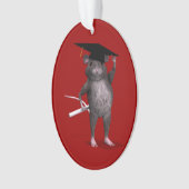 Smartest Rat in der Stadt Ornament (Vorderseite)