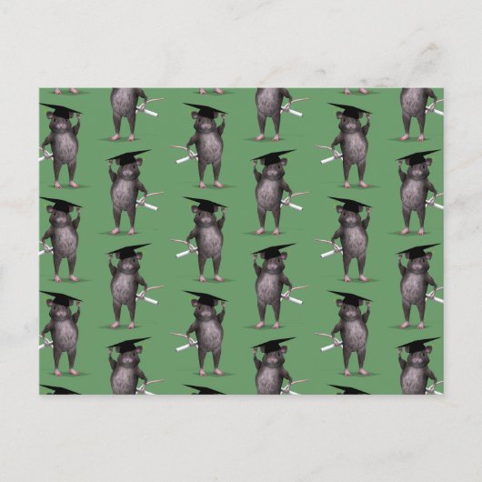 Smartest Rat in der Stadt Postkarte (Vorderseite)