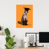 Smartester Fuchs von Campus Poster (Heimbüro)
