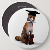 Smartestes Fox in der Stadt Button (Vorne & Hinten)