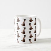 Smartestes Fox in der Stadt Kaffeetasse (VorderseiteRechts)