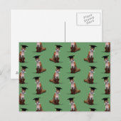 Smartestes Fox in der Stadt Postkarte (Vorne/Hinten)