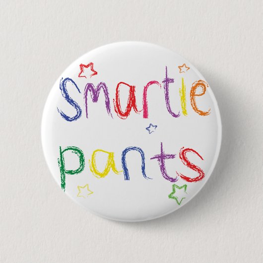 Smartie keucht Spaßglückwünsche Button (Vorderseite)