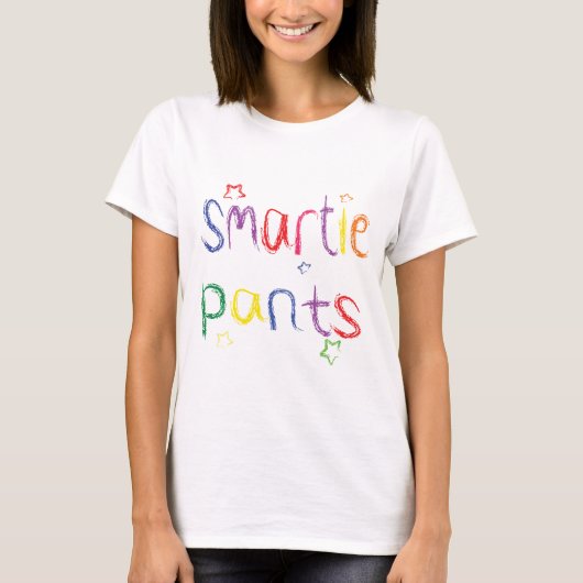 Smartie keucht Spaßglückwünsche T-Shirt (Vorderseite)