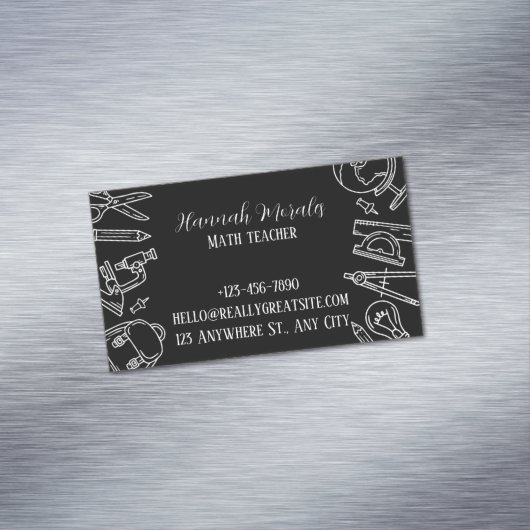 SmartMath Tutoring Services Magnetische Visitenkarte (Beispiel)