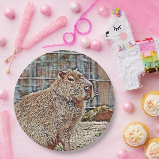 SmartMix Animal- Capybara Pappteller (Party)