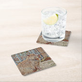 SmartMix Animal- Capybara Rechteckiger Pappuntersetzer (Vor Ort)