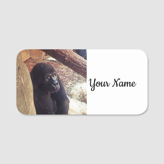 SmartMix Animal-Gorilla Namensschild (Vorderseite)