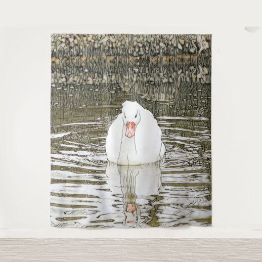 SmartMix Animal - Swan Wandteppich (Vorderseite)