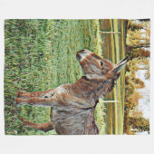 Smartmix-Tier-Esel 1 Fleecedecke (Vorderseite (Horizontal))